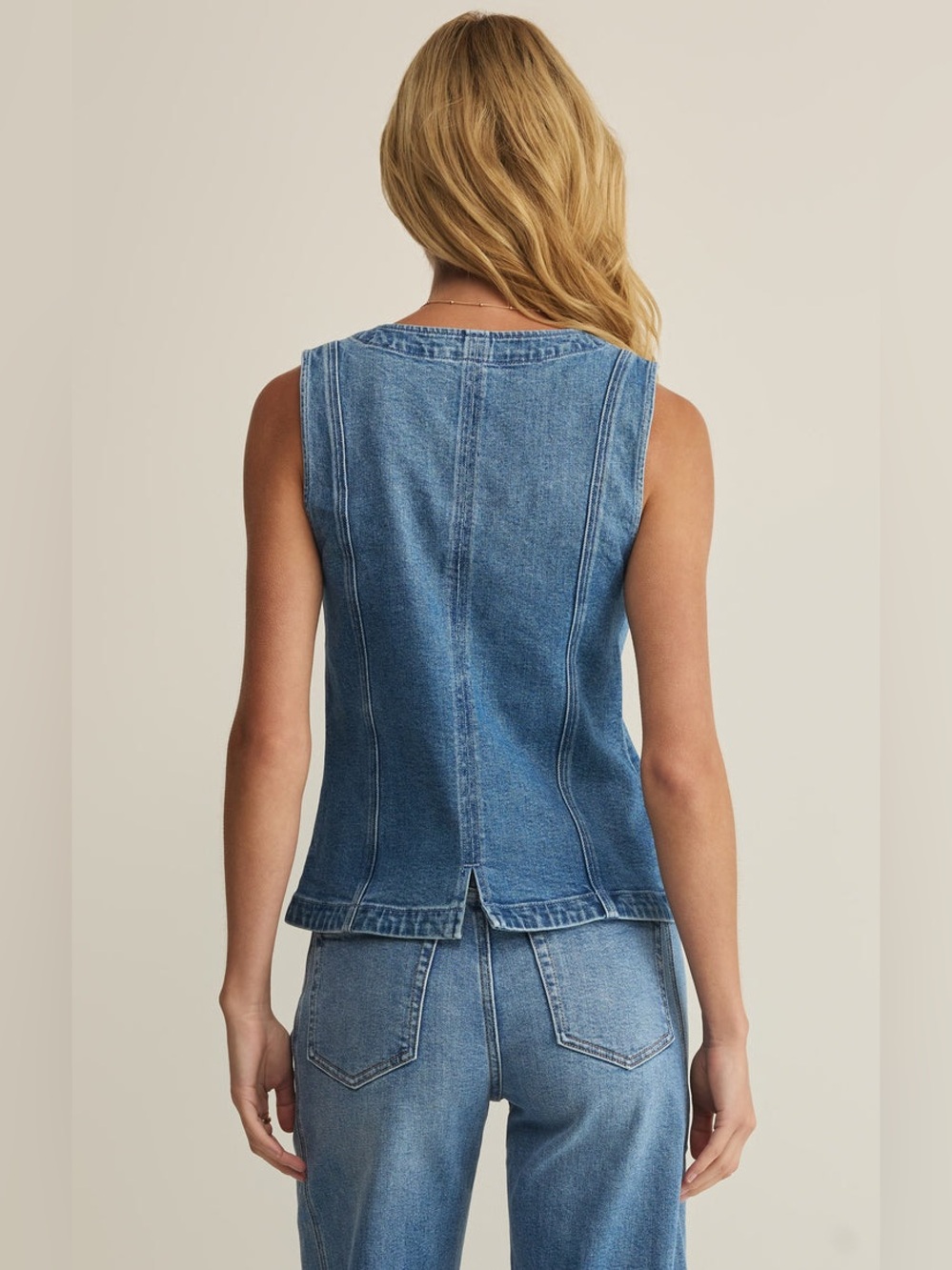 NWT Z Supply Porto Denim Jean Vest - Picture 2 of 7